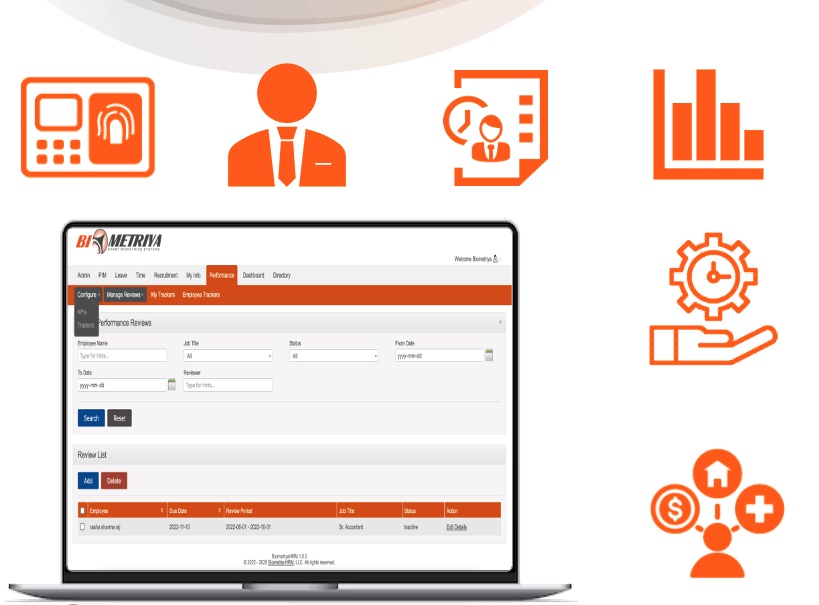 Biometriya HRM platform overview